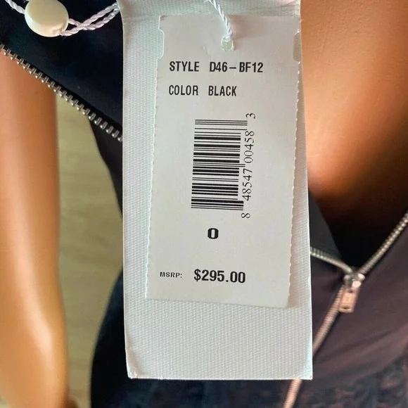 Erin Fetherston Sheath Dress Black Floral Lace - Picture 6 of 7